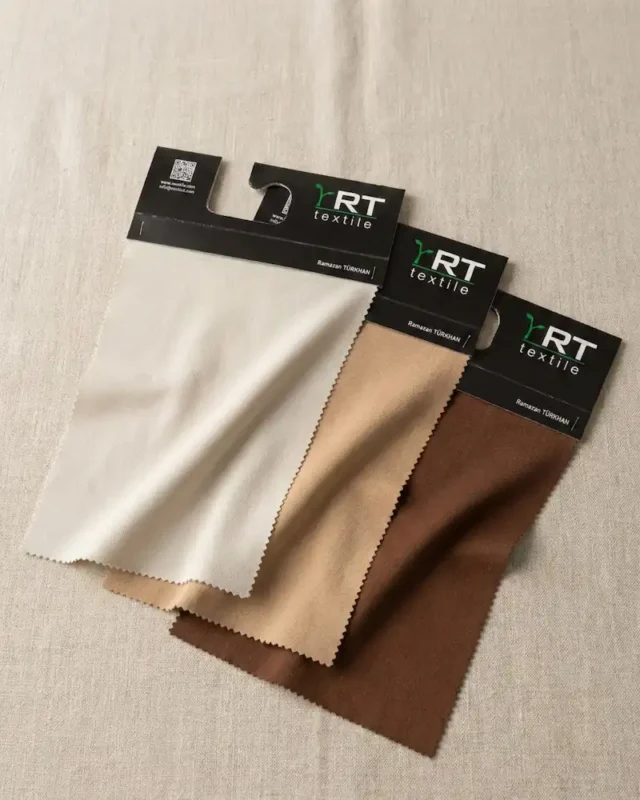 Sustainable knitted fabric supplier showcasing premium fabric swatches for B2B sourcing